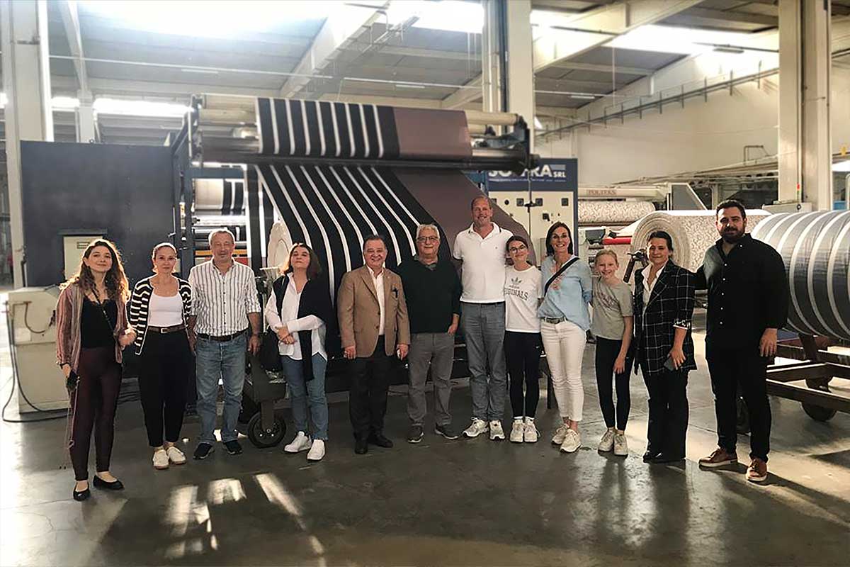 alman musteri ziyaret tekstil turkiye usak fabrika gezi