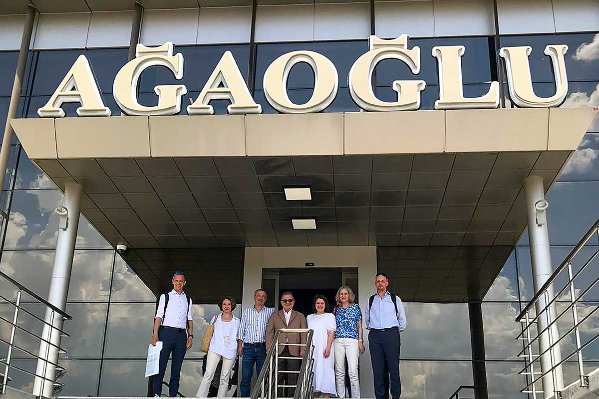 isvicre musteri ziyaret usak agaoglu fabrika gezi